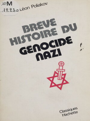 cover image of Brève histoire du génocide nazi